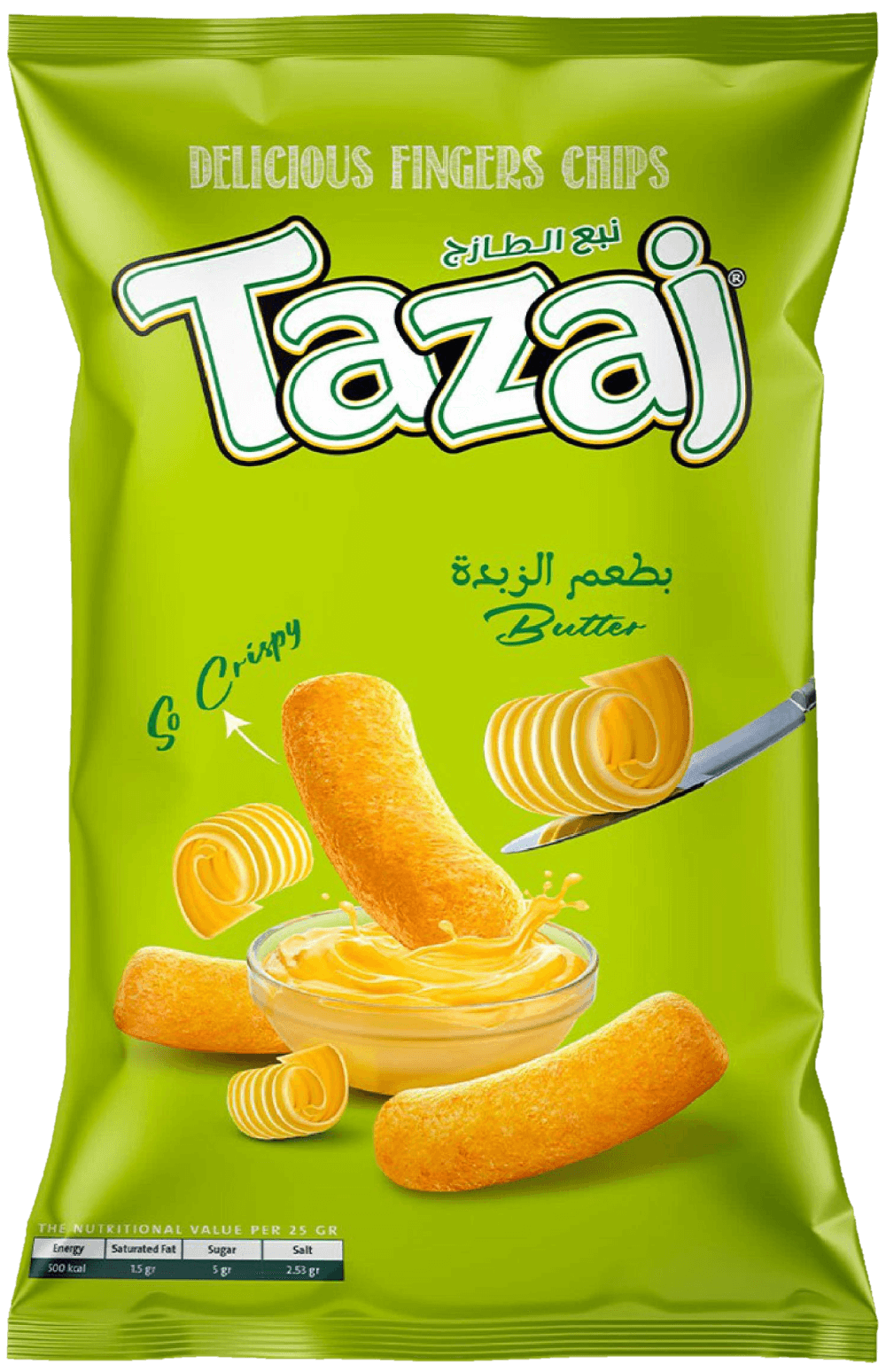 جبس بنكهة أصابع الزبدة