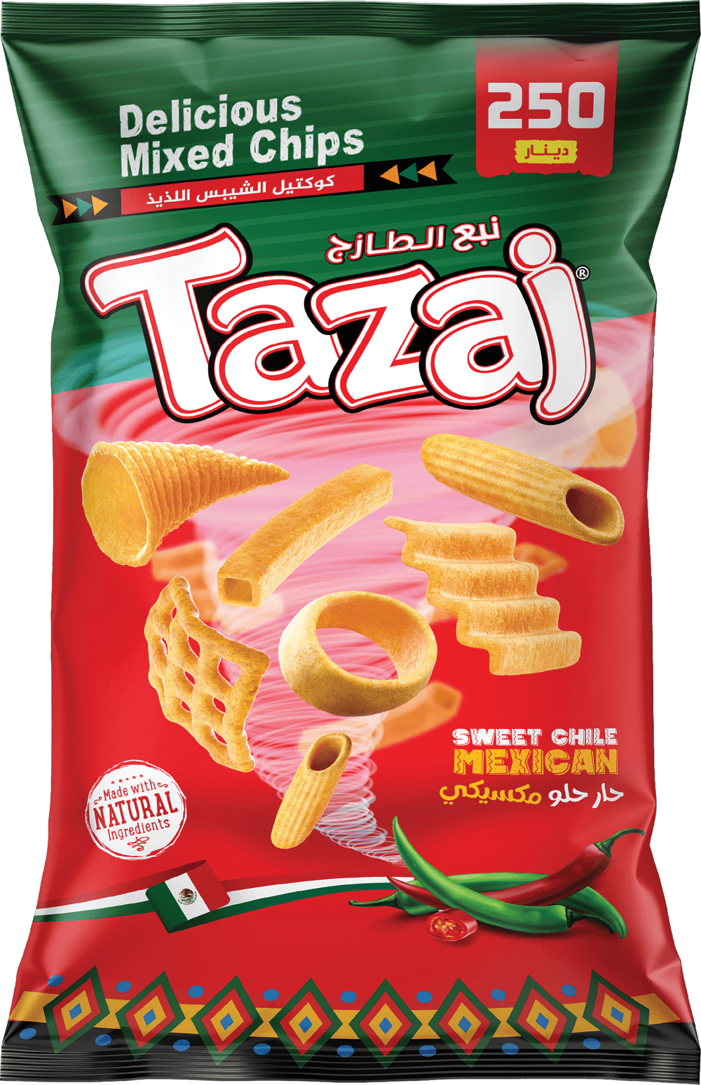 جبس بنكهة حار حلو المكسيكي