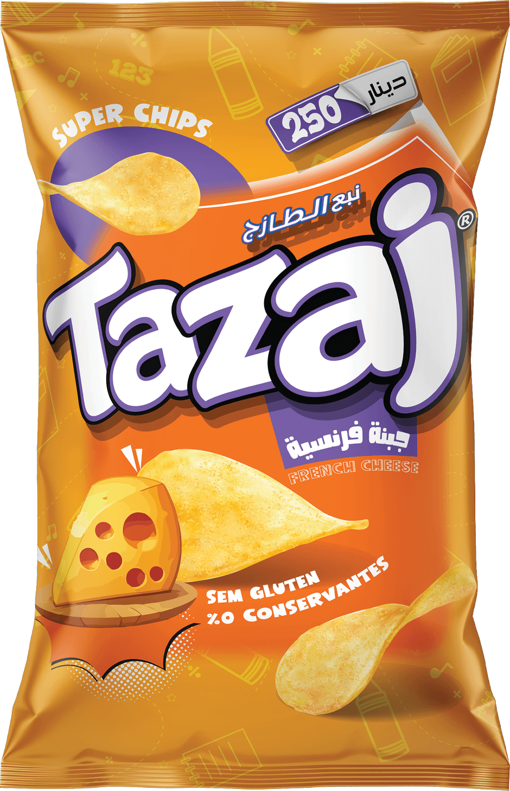 جبس بنكهة الجبن الفرنسي