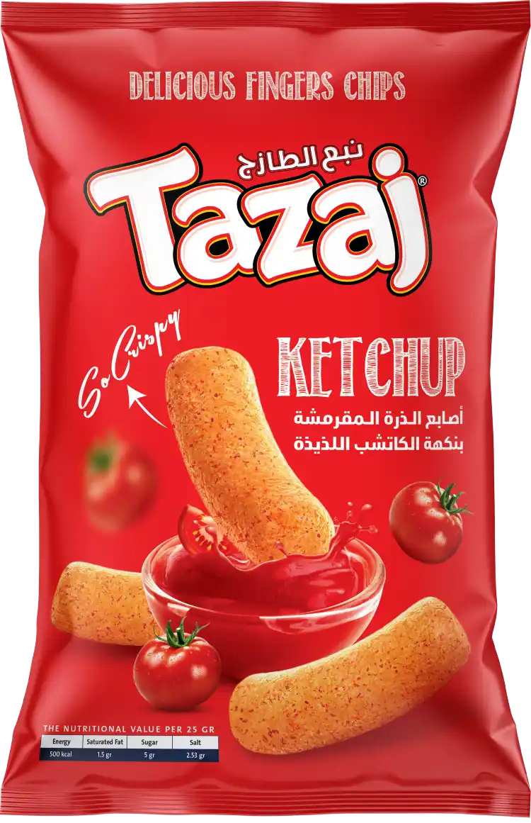 جبس بنكهة أصابع الكاتشب
